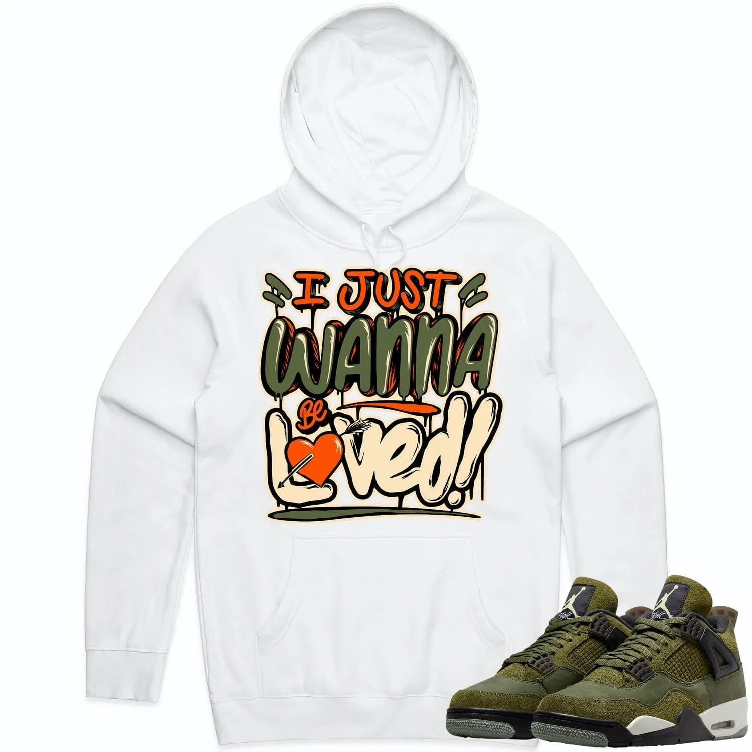 Jordan 4 Craft Olive 4s Hoodie to Match - CELADON LOVED