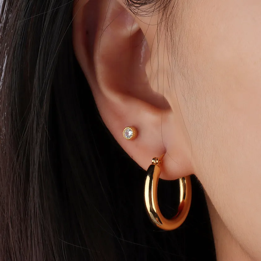 Julia Hoops Earrings