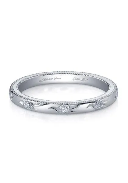 Katharine James Diamond Platinum Bella Fleur Band