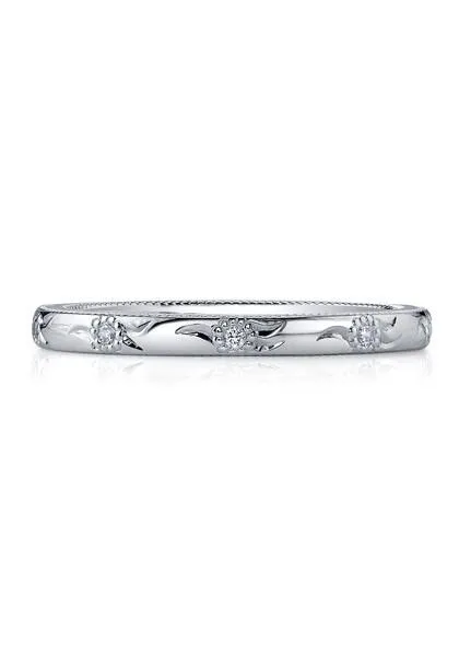 Katharine James Diamond Platinum Bella Fleur Band