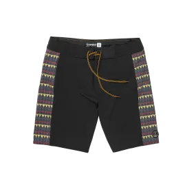 Keyhole Tribes Boardshort - Blk