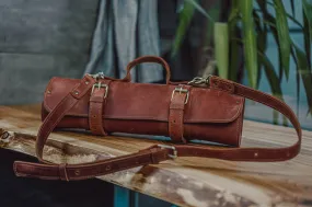 Knife Roll | Chefs Leather Knives Bag | Handmade | Personalization