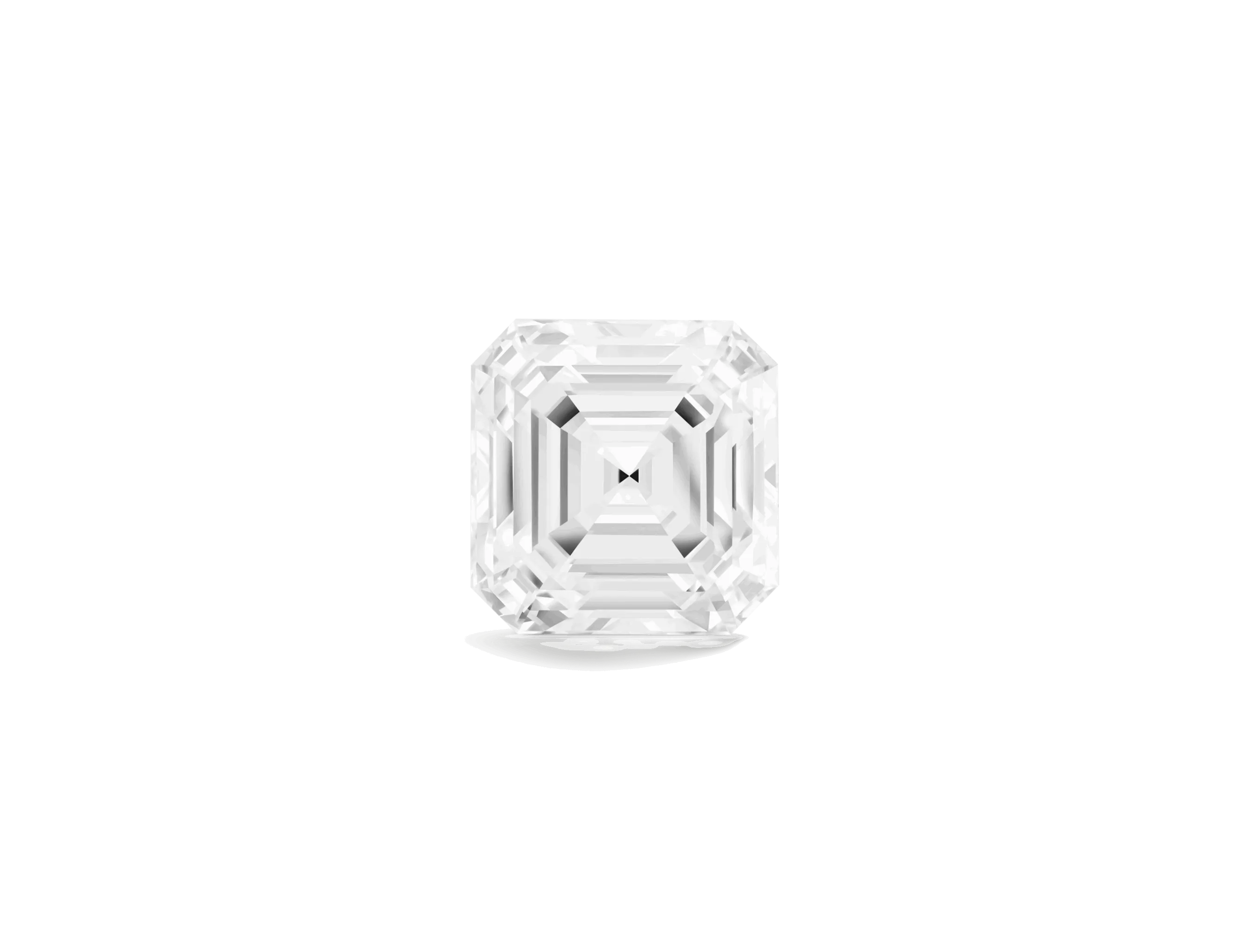 Lab-Grown Loose 2ct. Asscher Cut Diamond | White