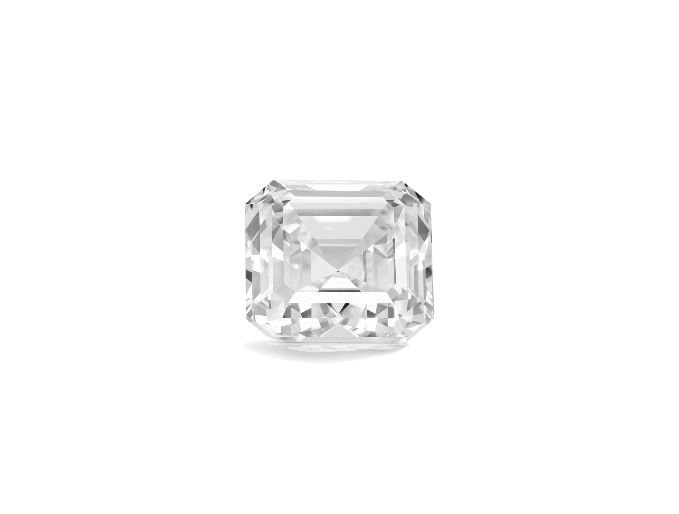 Lab-Grown Loose 2ct. Asscher Cut Diamond | White