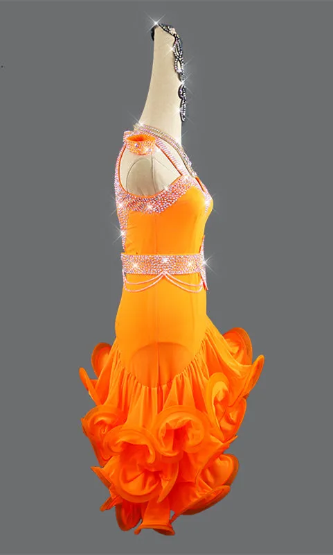 Latin Dance Dress | Custom - Made | QY39