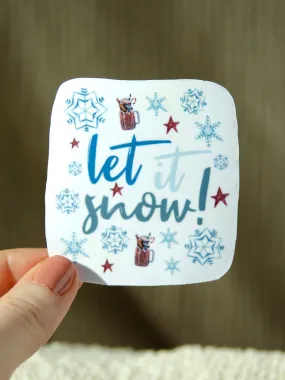 Let it Snow Sticker