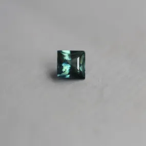 Loose 0.92 Ct Square Green Sapphire