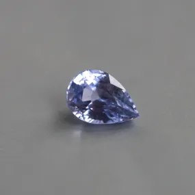 Loose 1.52 Ct Pear Purple Sapphire