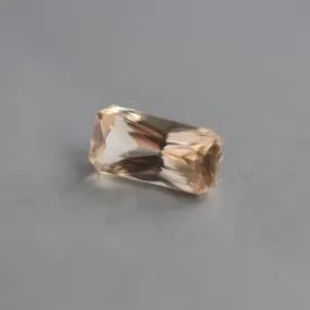 Loose 1.78 Ct Octagon Peach Sapphire