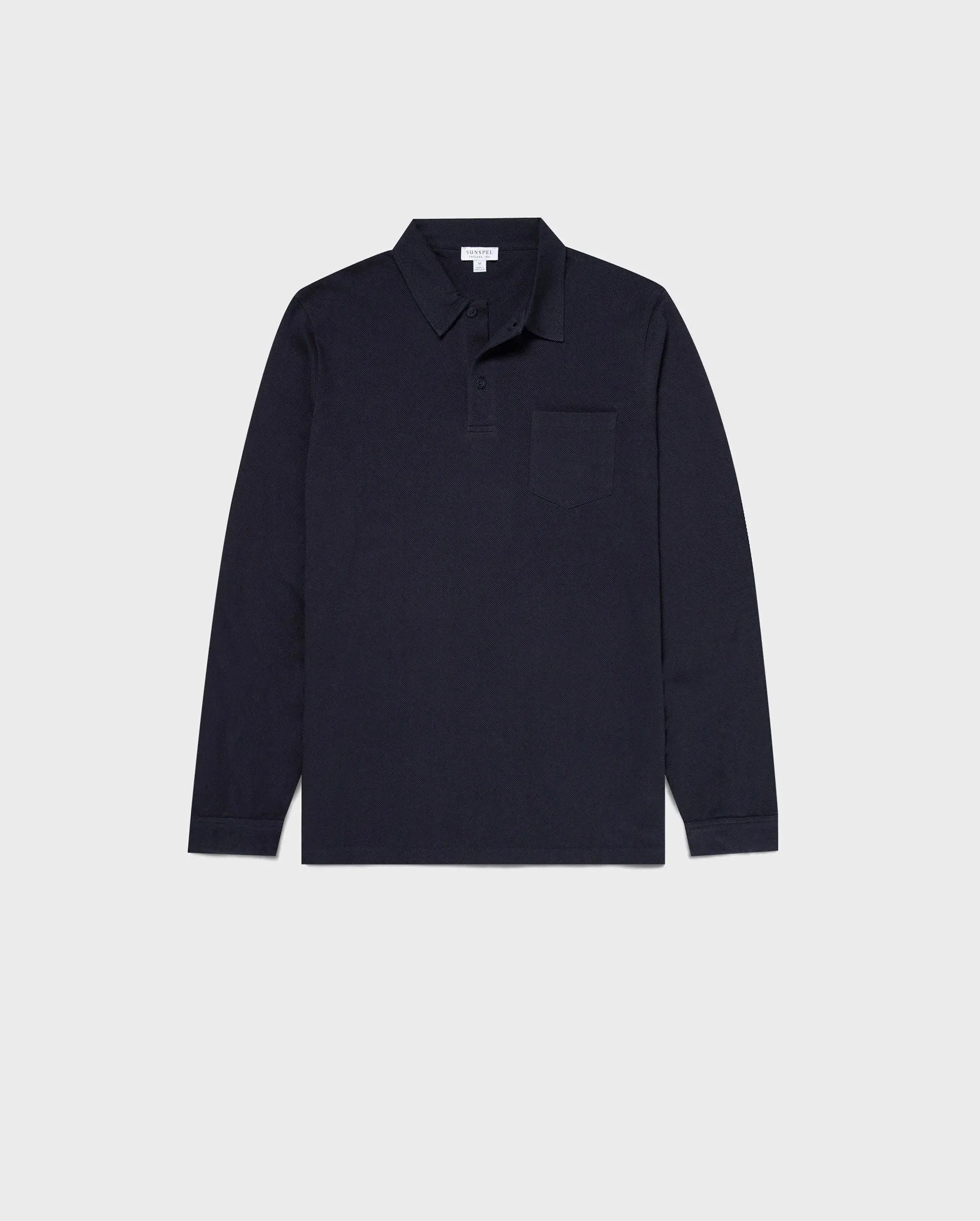 L/S POLO SHIRT / NAVY