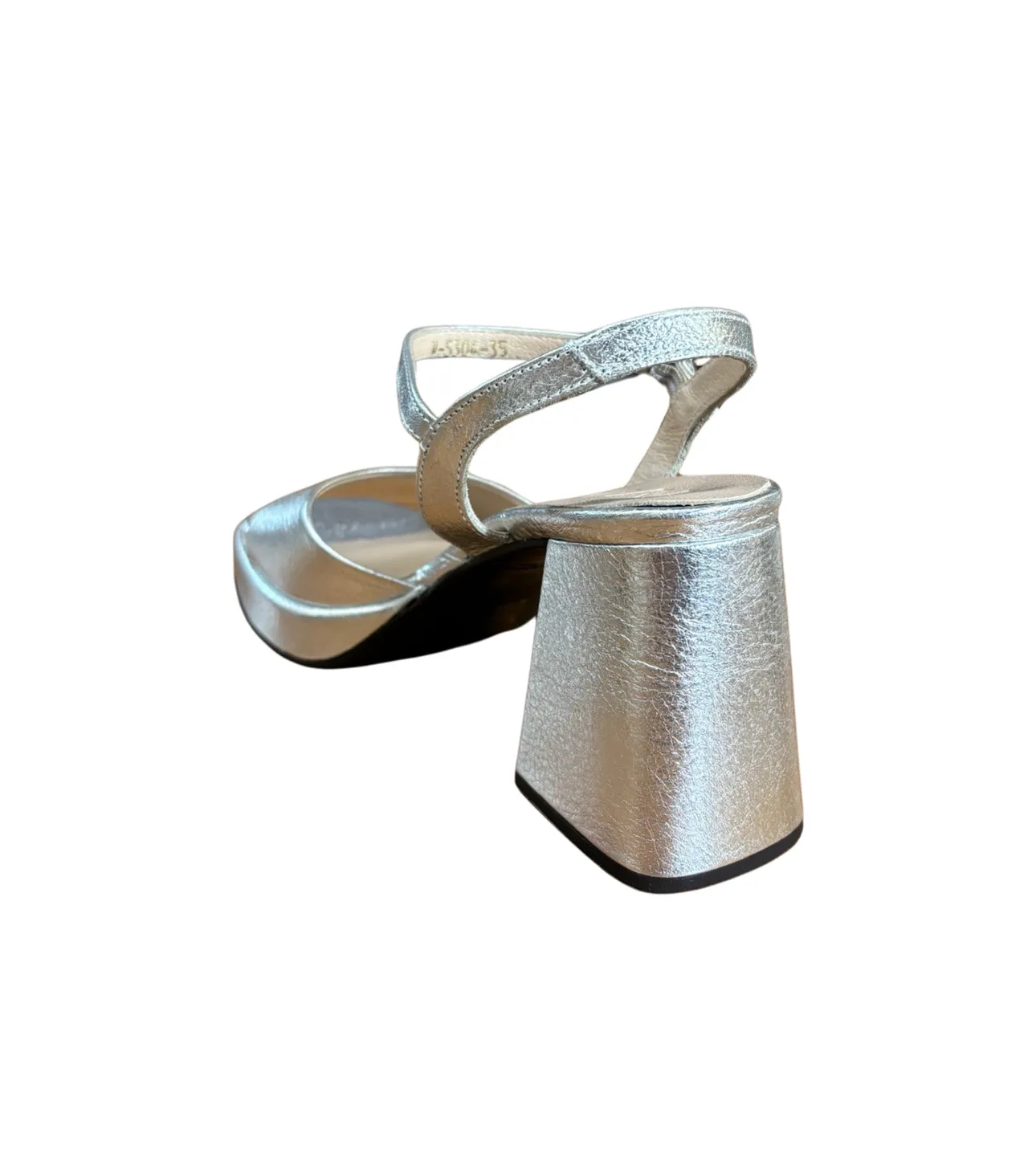 M5304 Silver Platform Sandal