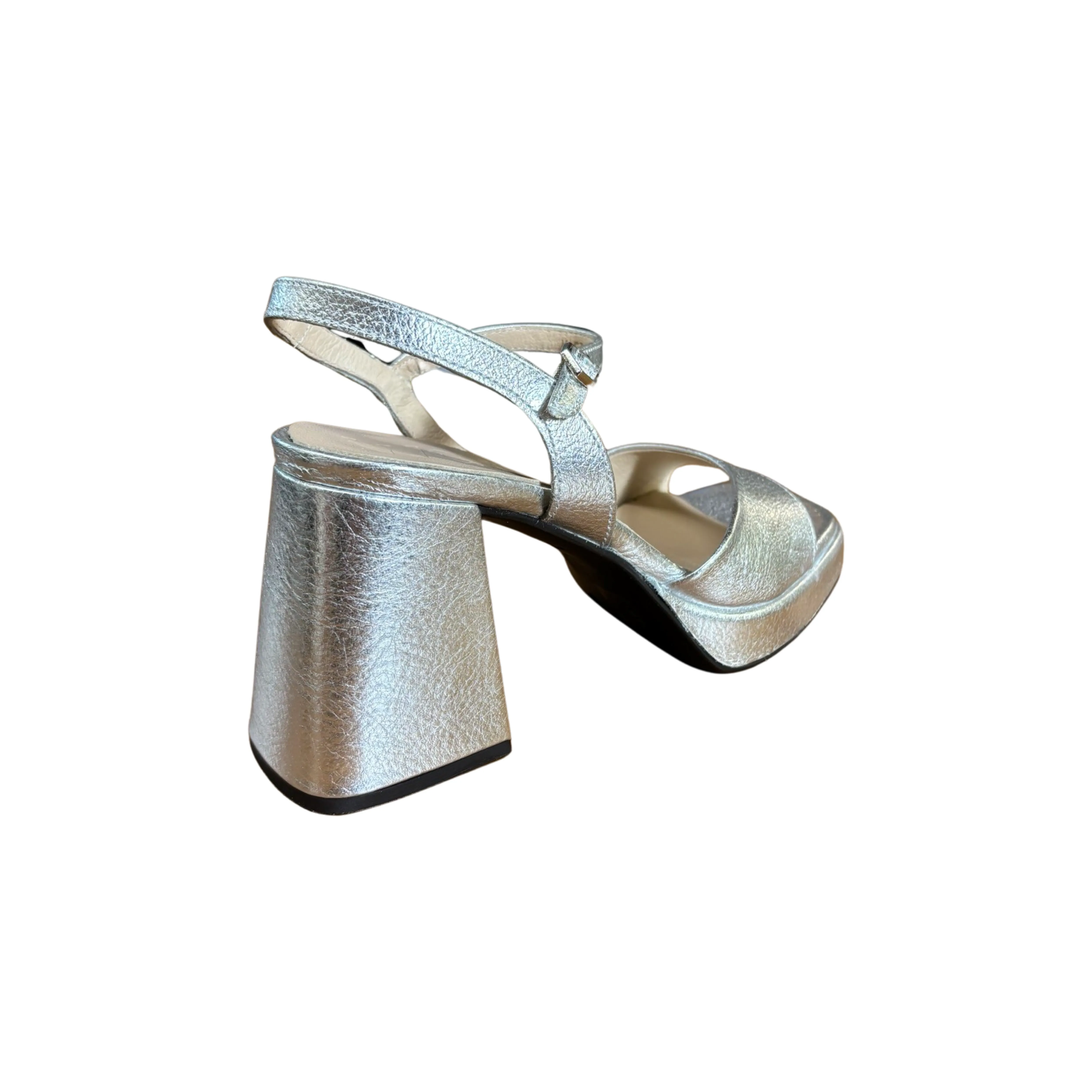 M5304 Silver Platform Sandal