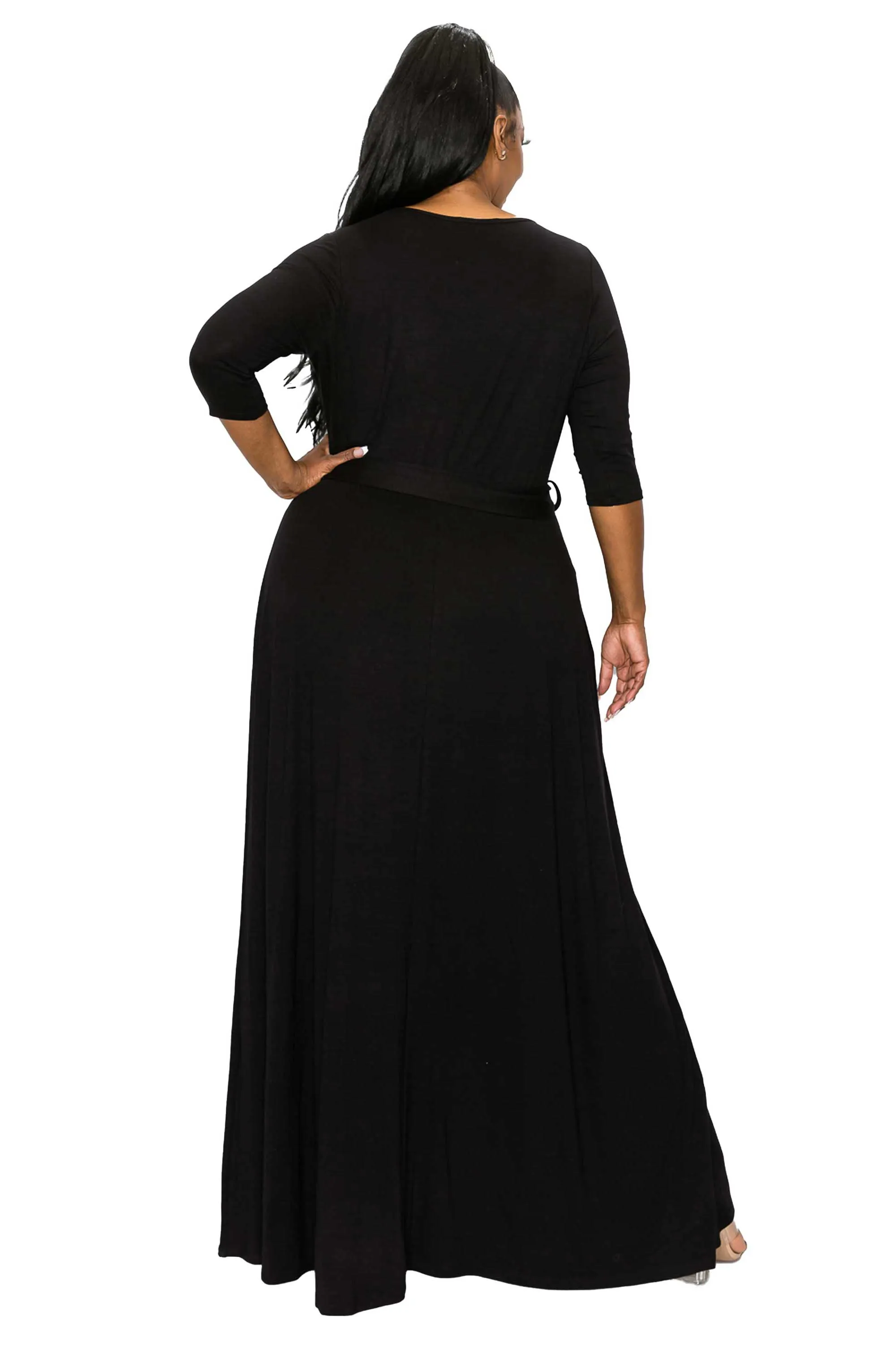 Mika Surplice Maxi Dress