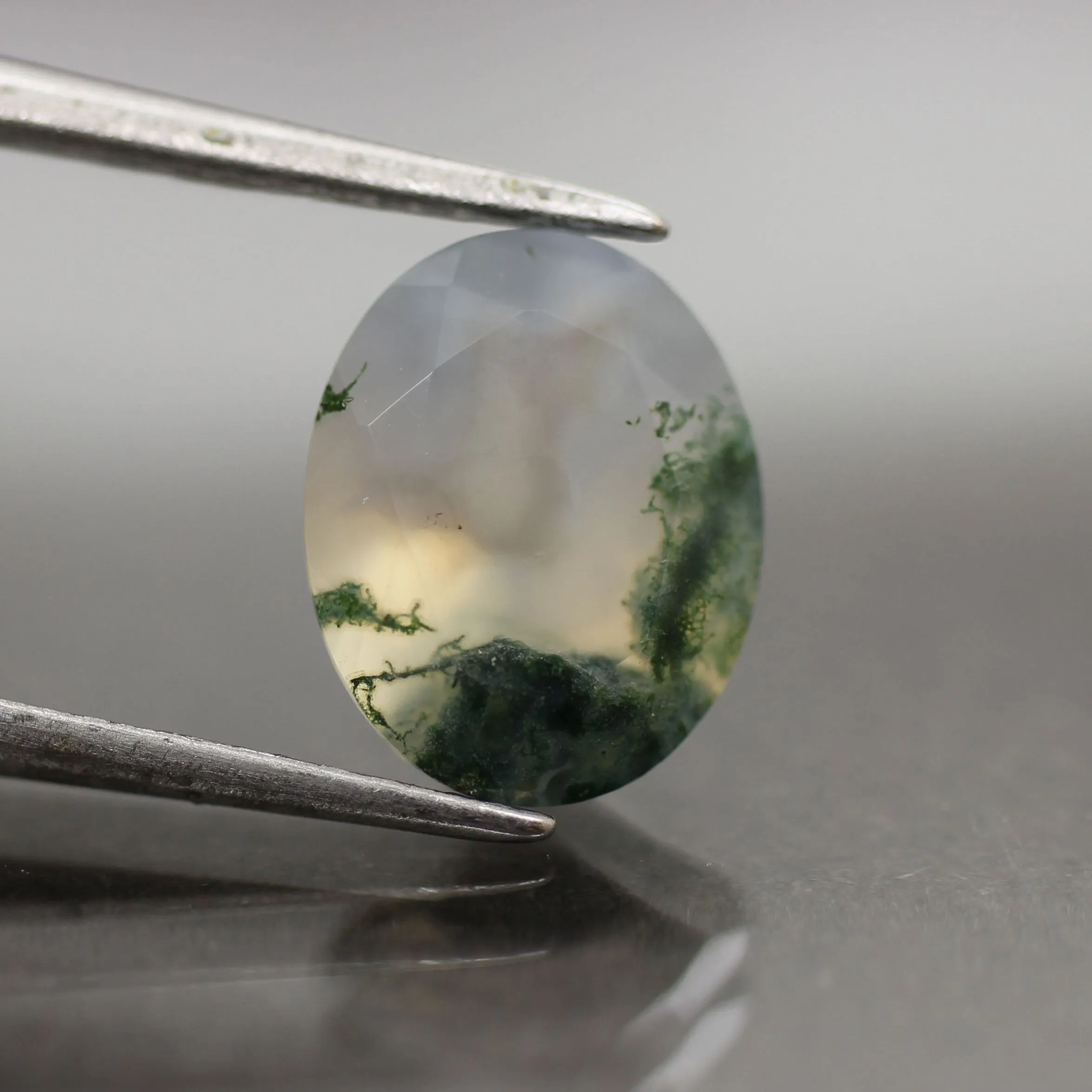 Moss agate | oval cut 10x8 mm - choose yours