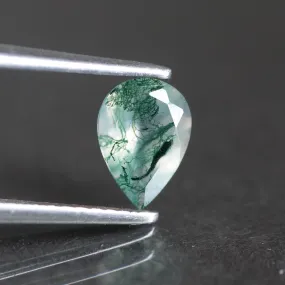 Moss agate |  pear cut 7x5 mm - choose yours