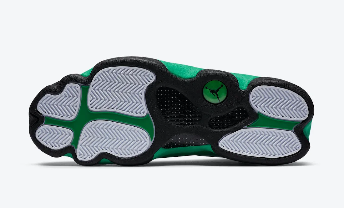 Nike Men's Air Jordan 13 Retro Lucky Shoes - White / Lucky Green / Black