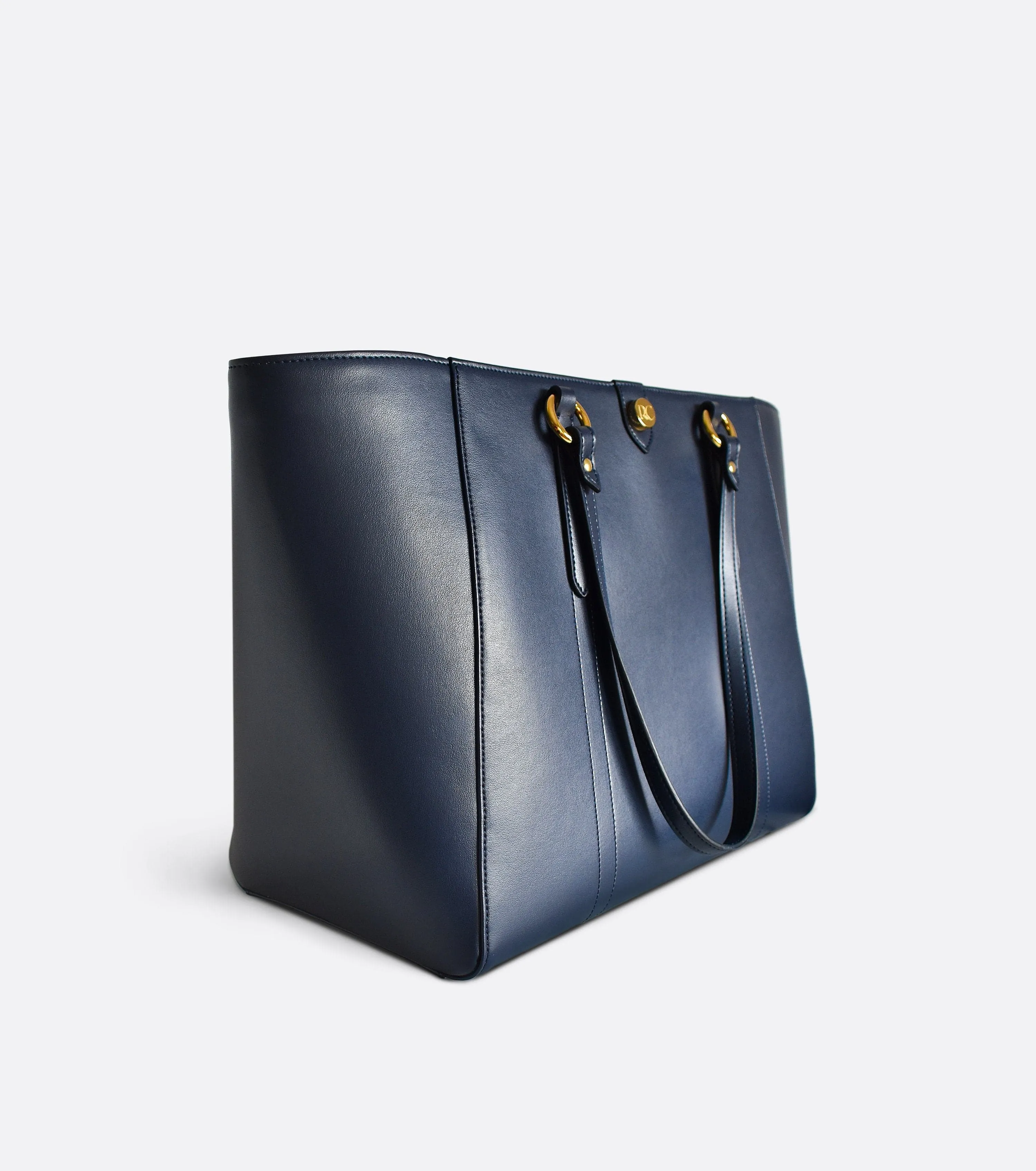 Nomad Apple Leather Vegan Tote Bag | Navy