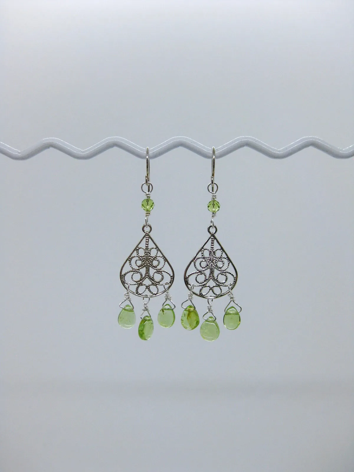 Olive: Peridot Chandelier - e630