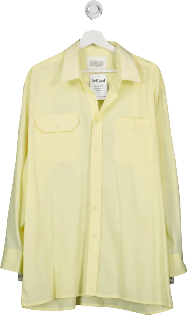 Omelia Yellow Redesigned Shirt | Crystal Sleeves UK M