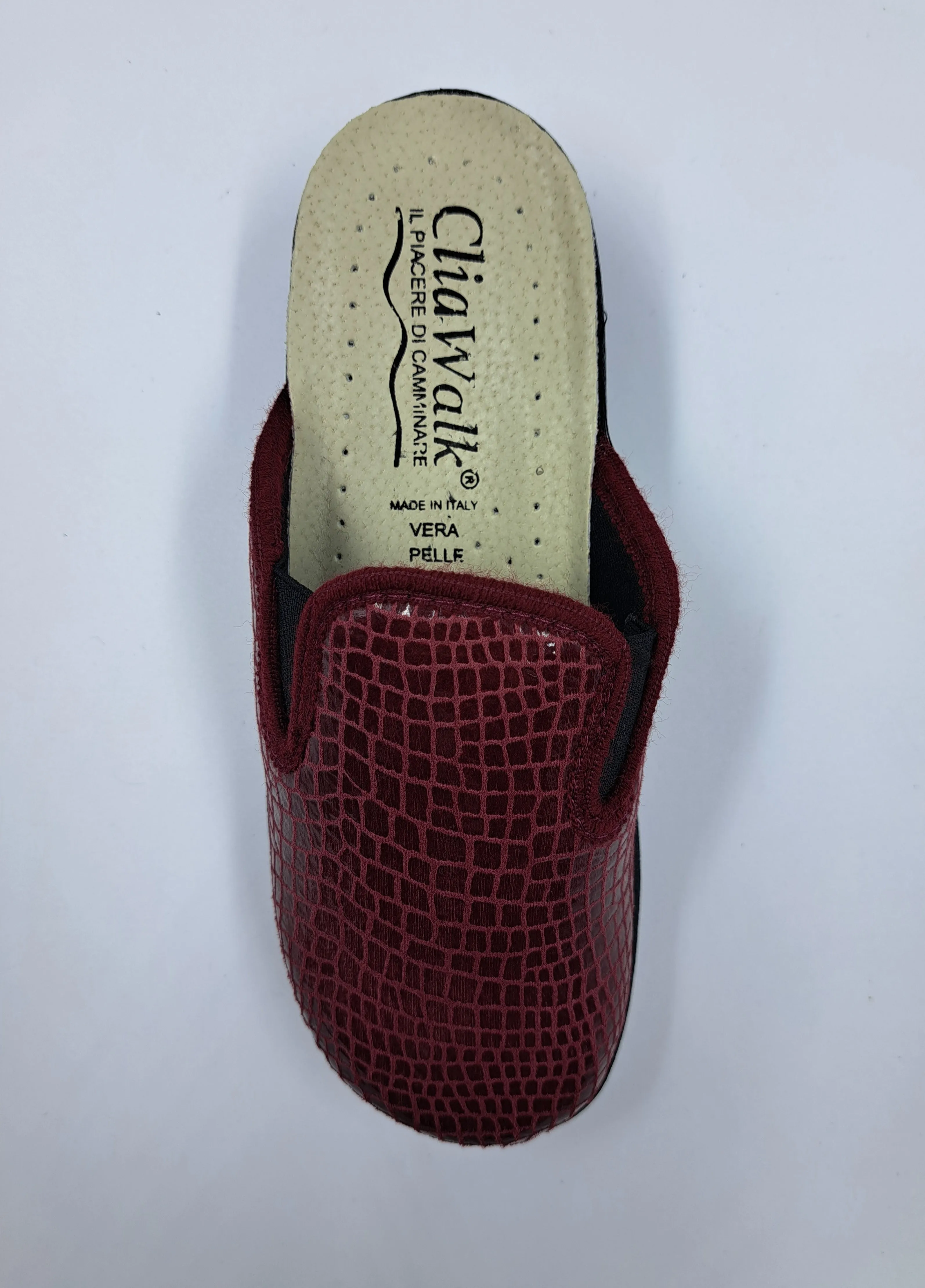 PANTOFOLE COMFORT BORDEAUX