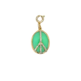 Peace Chrysoprase Charm