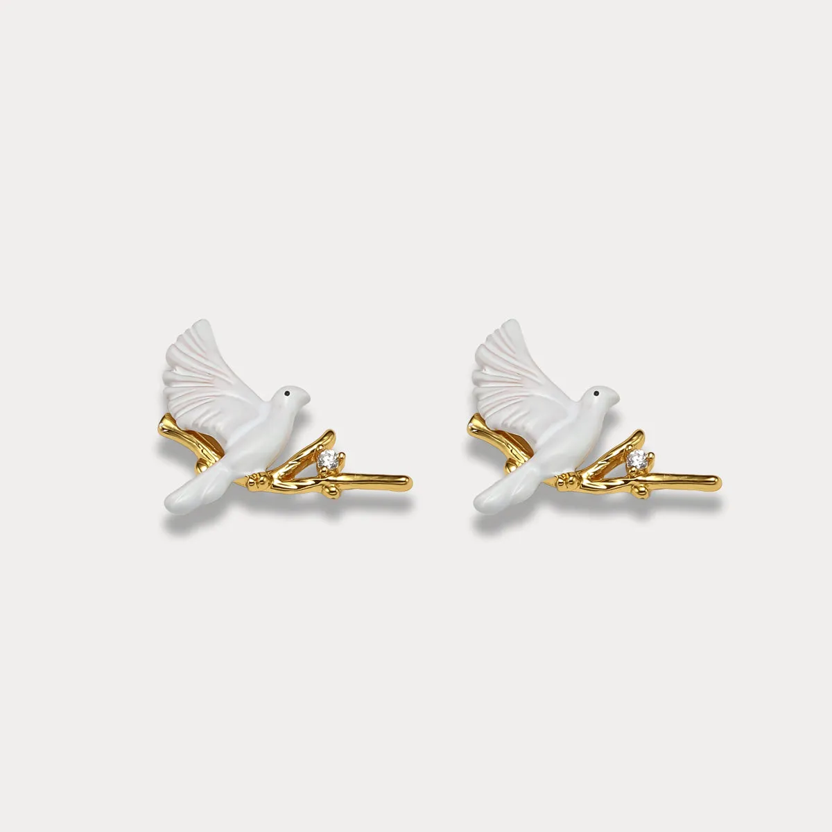 Peace Dove Earrings