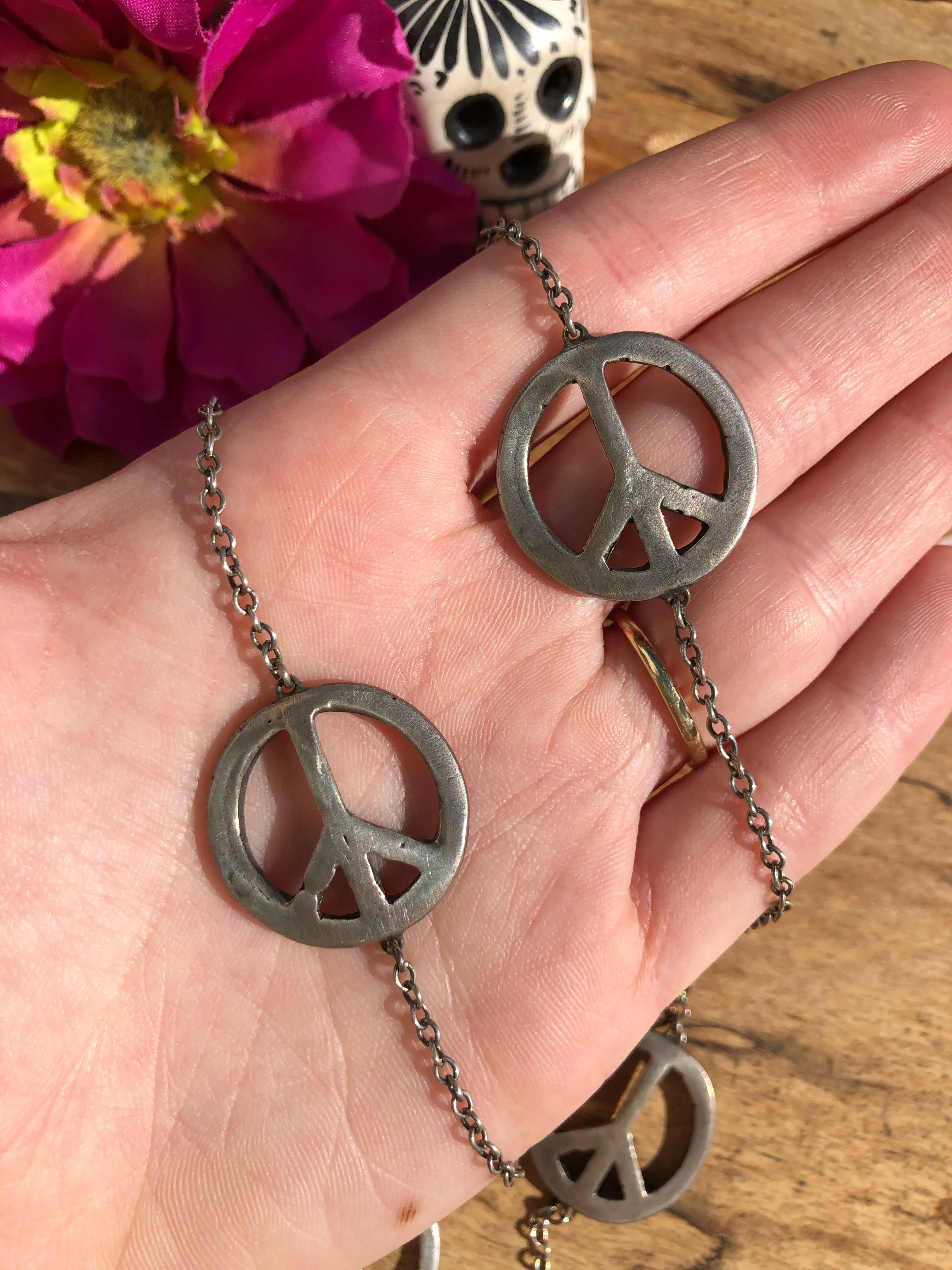 Peace Sign Necklace