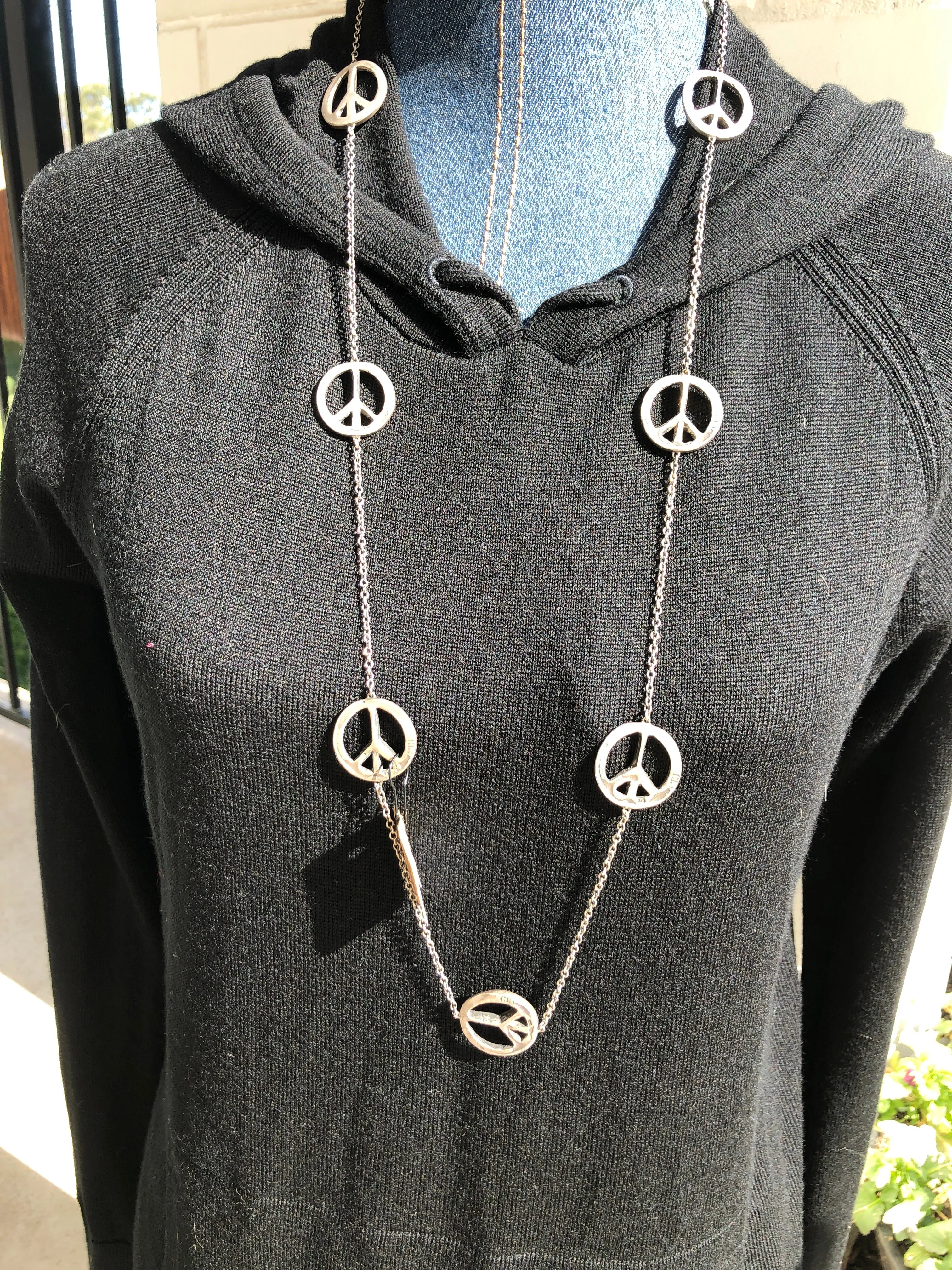 Peace Sign Necklace