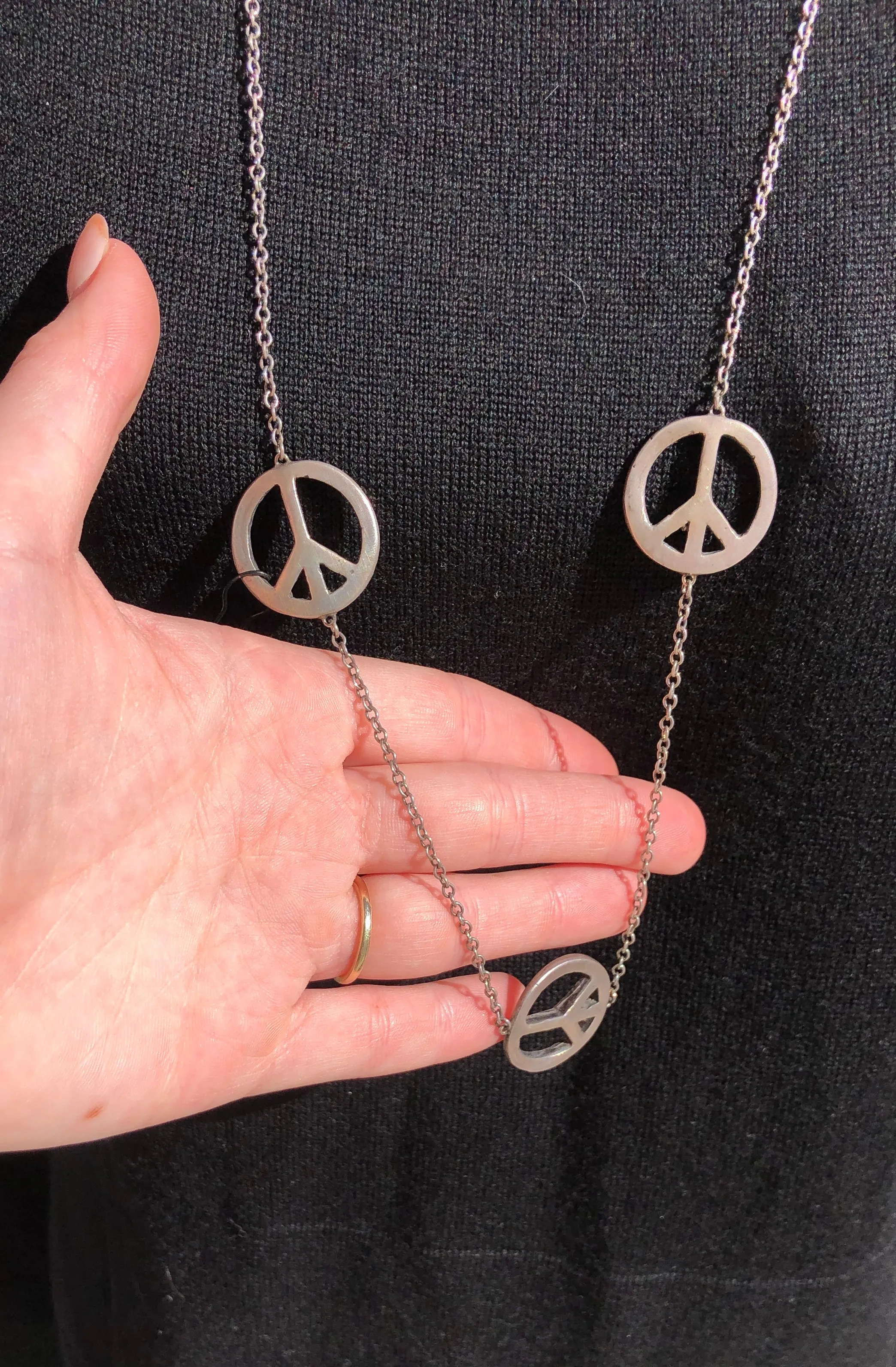 Peace Sign Necklace