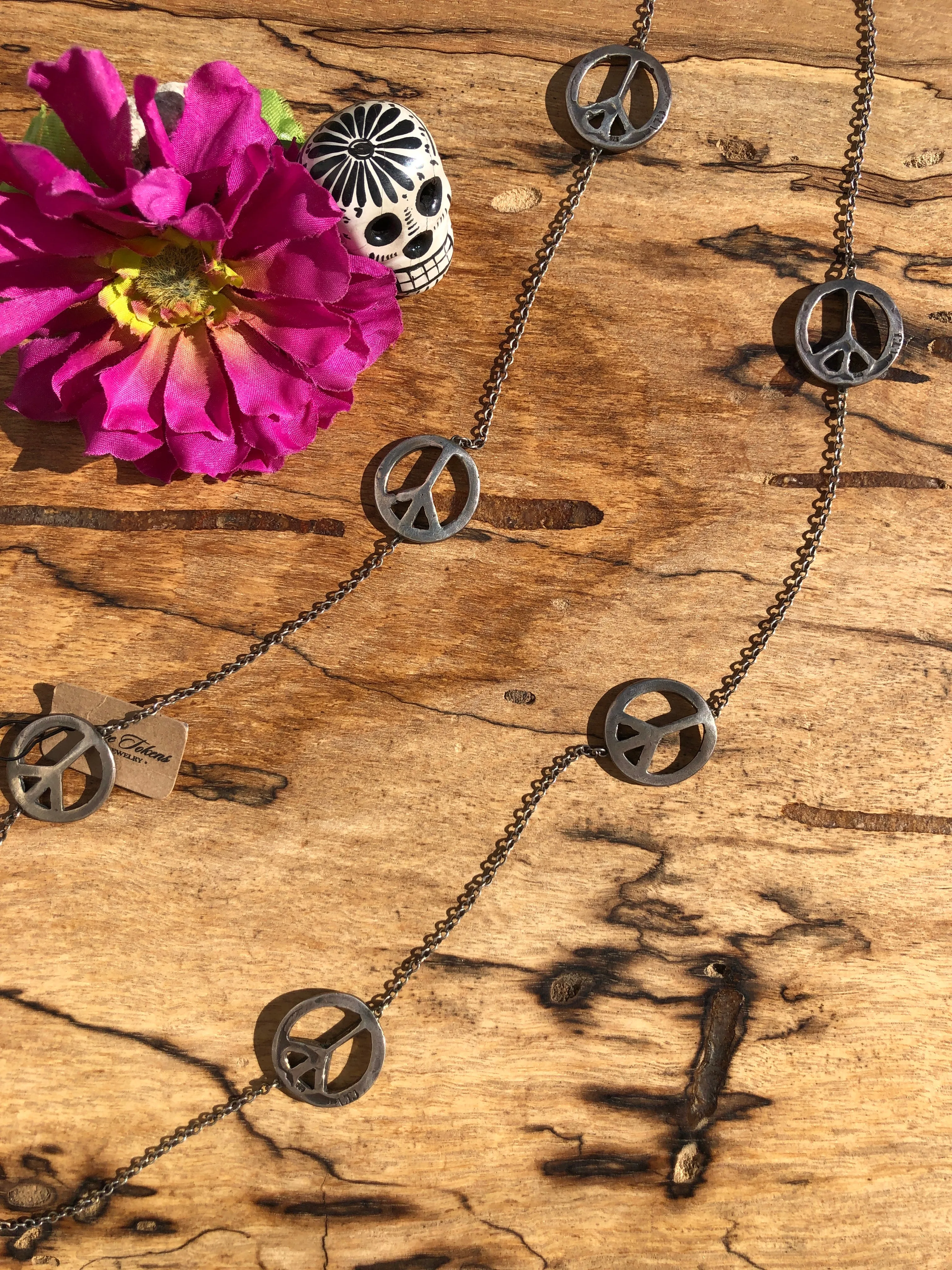 Peace Sign Necklace