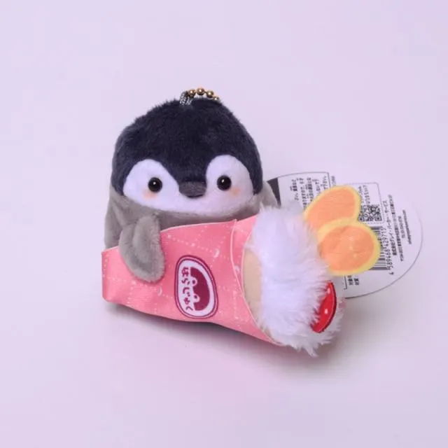 Penguin Plush Doll Kawaii Cartoon Anime Bunny Plush Toy Cute Animal Bear Keychain Bag Pendant Birthday Gift for Girl