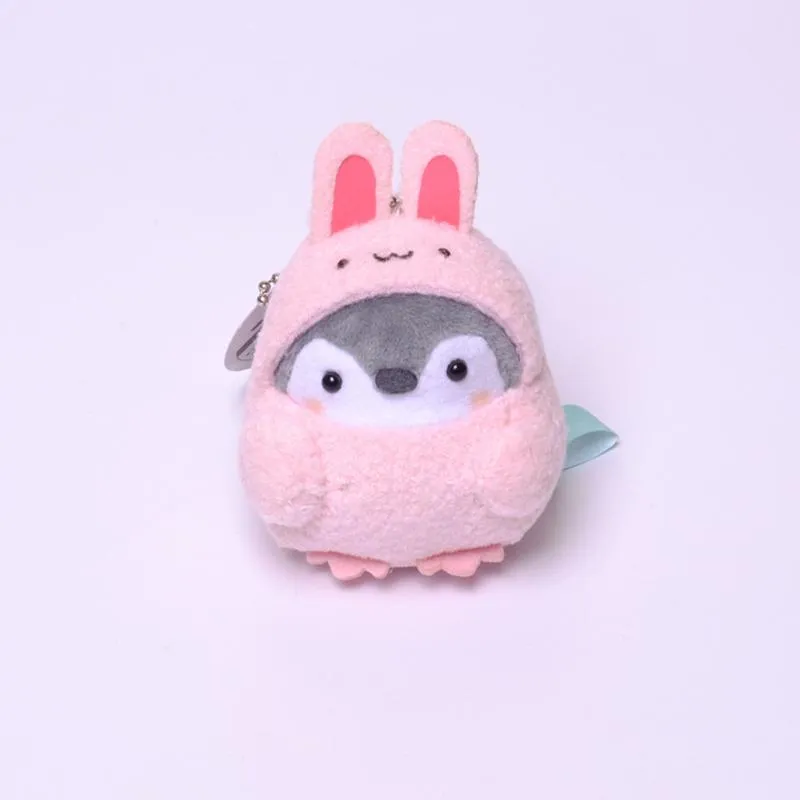 Penguin Plush Doll Kawaii Cartoon Anime Bunny Plush Toy Cute Animal Bear Keychain Bag Pendant Birthday Gift for Girl