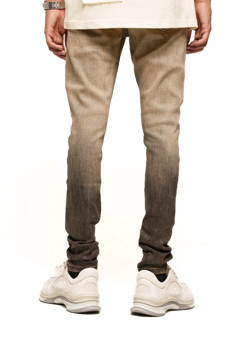 PHEELINGS INNER PEACE SKINNY DENIM (DARK BROWN)