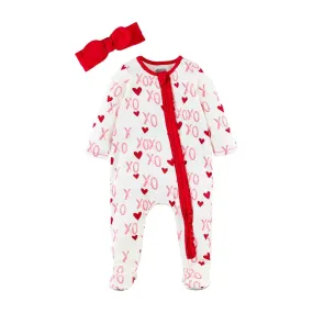 Pink Lady Rib Sleeper - 3 - 6 Month