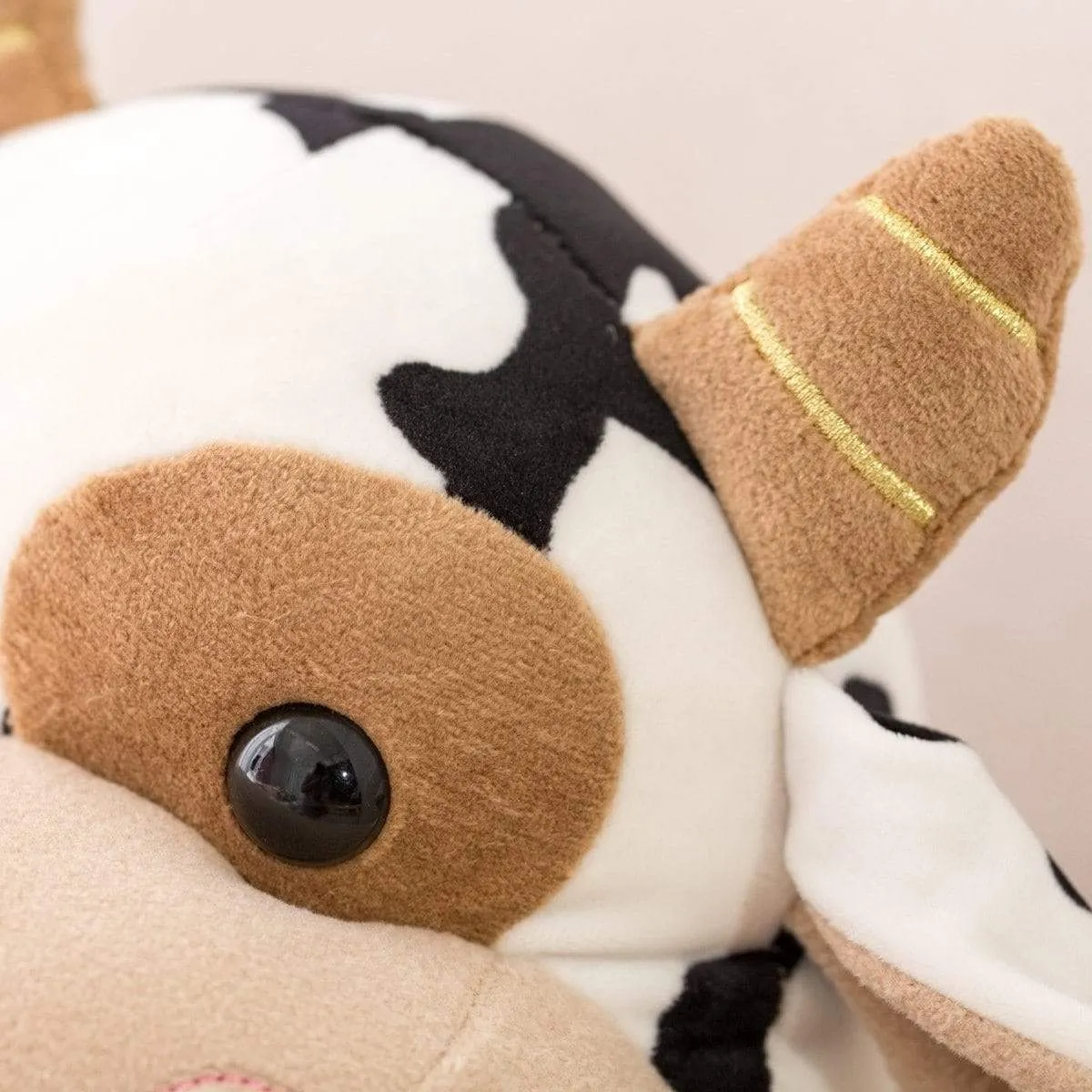 Plush Cow Toy Cute Cattle Plush Stuffed Animals Cattle Soft Doll Kids Toys Birthday Gift for Children