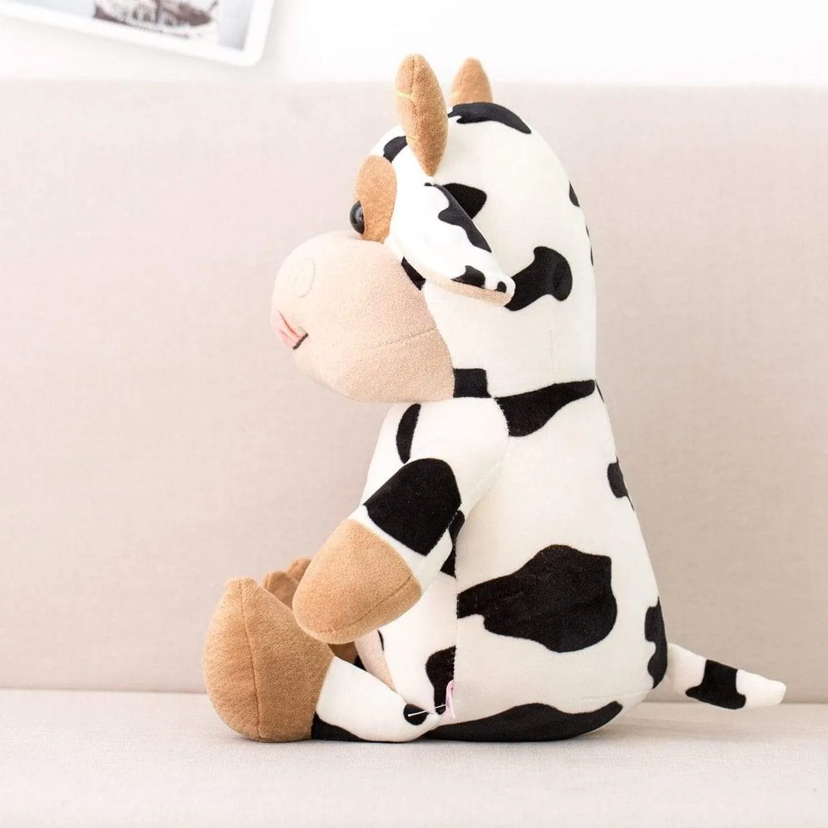 Plush Cow Toy Cute Cattle Plush Stuffed Animals Cattle Soft Doll Kids Toys Birthday Gift for Children