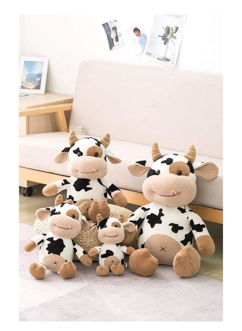 Plush Cow Toy Cute Cattle Plush Stuffed Animals Cattle Soft Doll Kids Toys Birthday Gift for Children