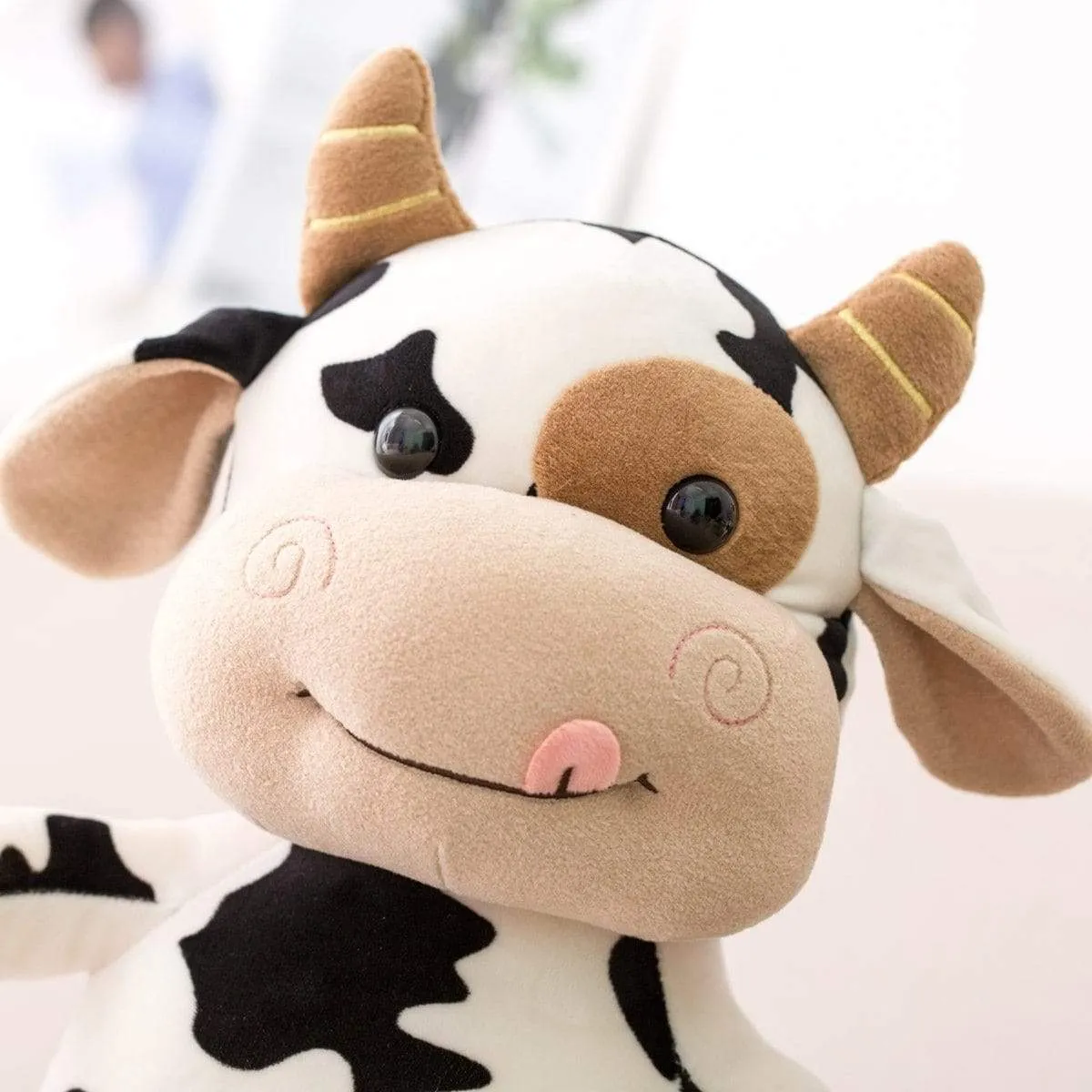 Plush Cow Toy Cute Cattle Plush Stuffed Animals Cattle Soft Doll Kids Toys Birthday Gift for Children