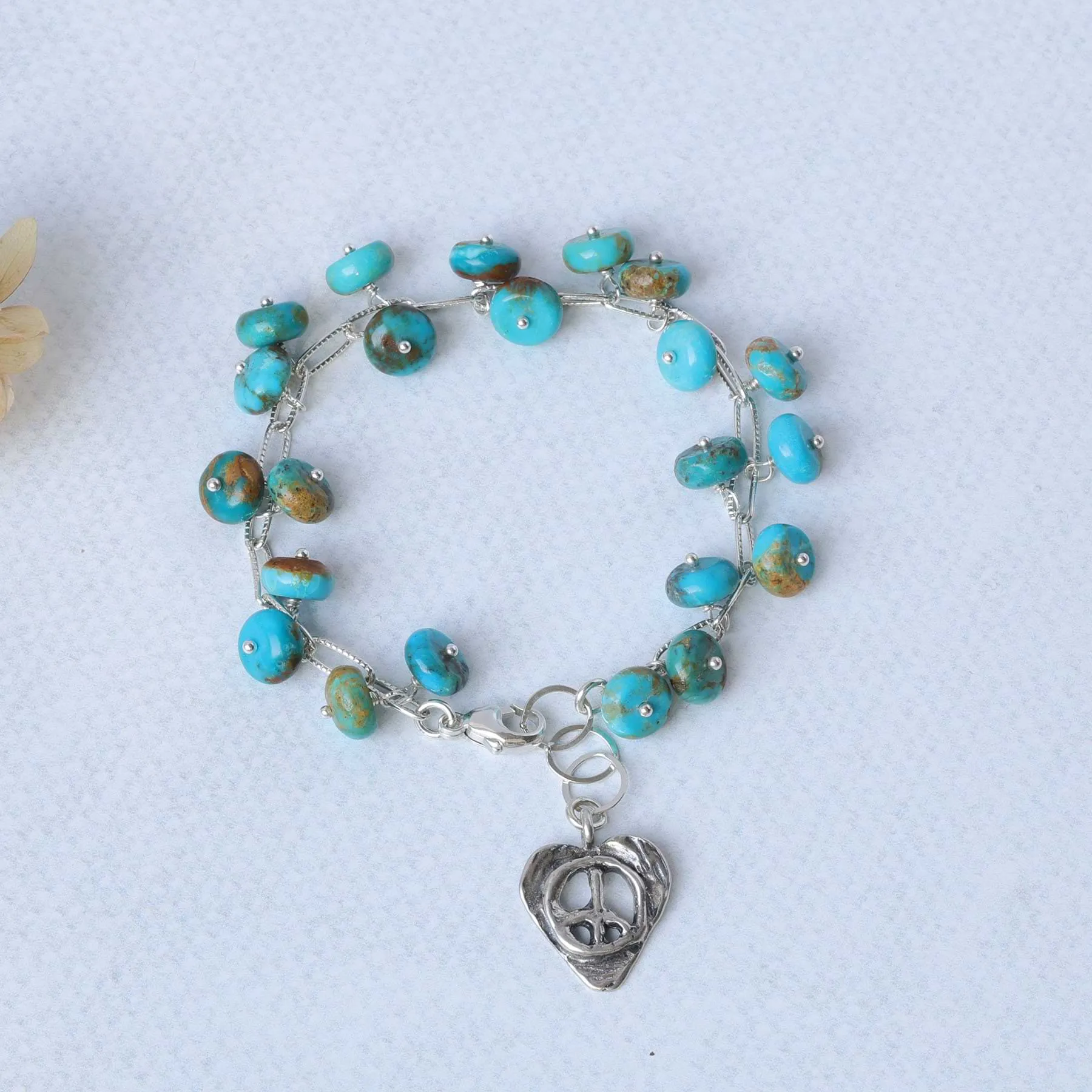 Pueblo - Turquoise Charm Bracelet