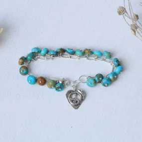 Pueblo - Turquoise Charm Bracelet