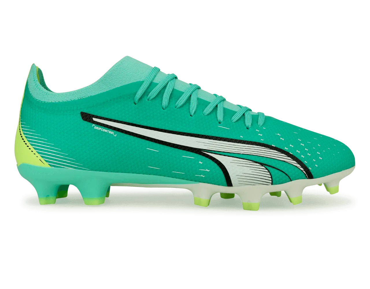 PUMA Men's Ultra Match FG/AG Pepper Mint/Yellow