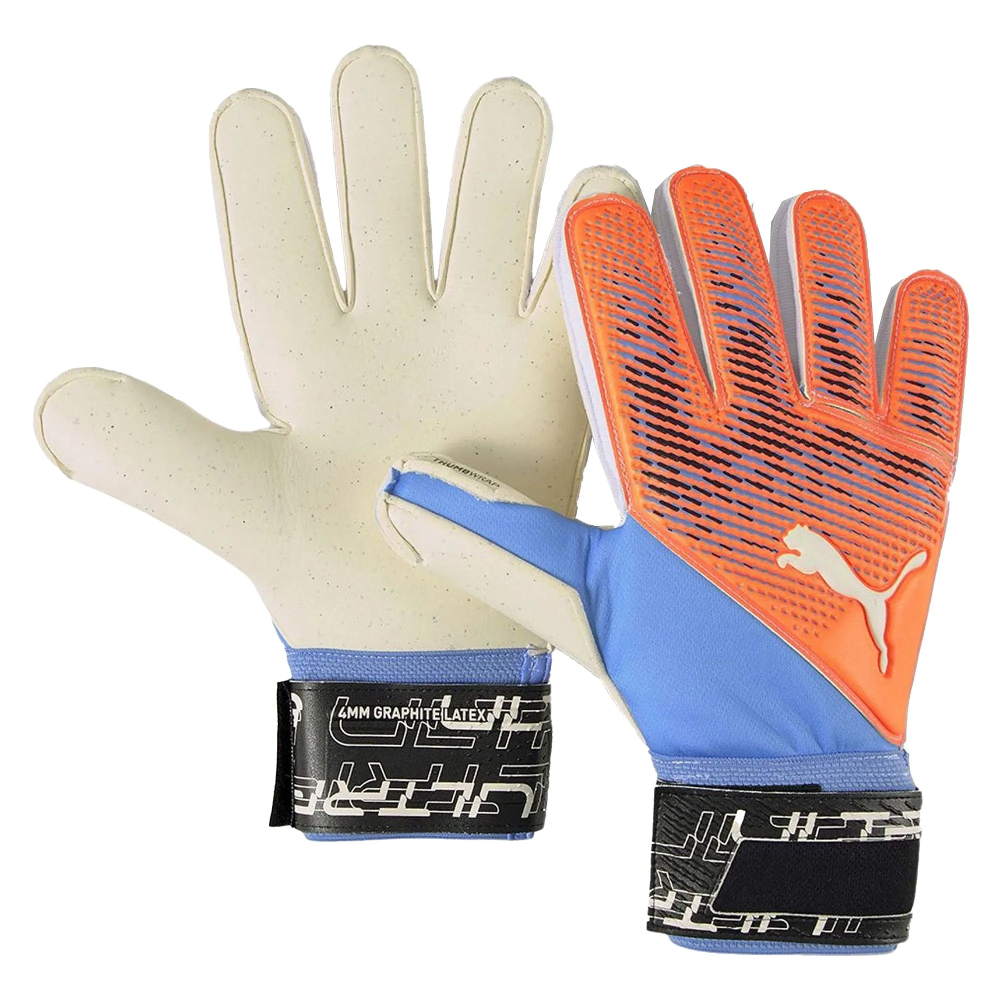 PUMA Men's Ultra Protect 2 RC Goalkeeper Gloves Orange/Blue