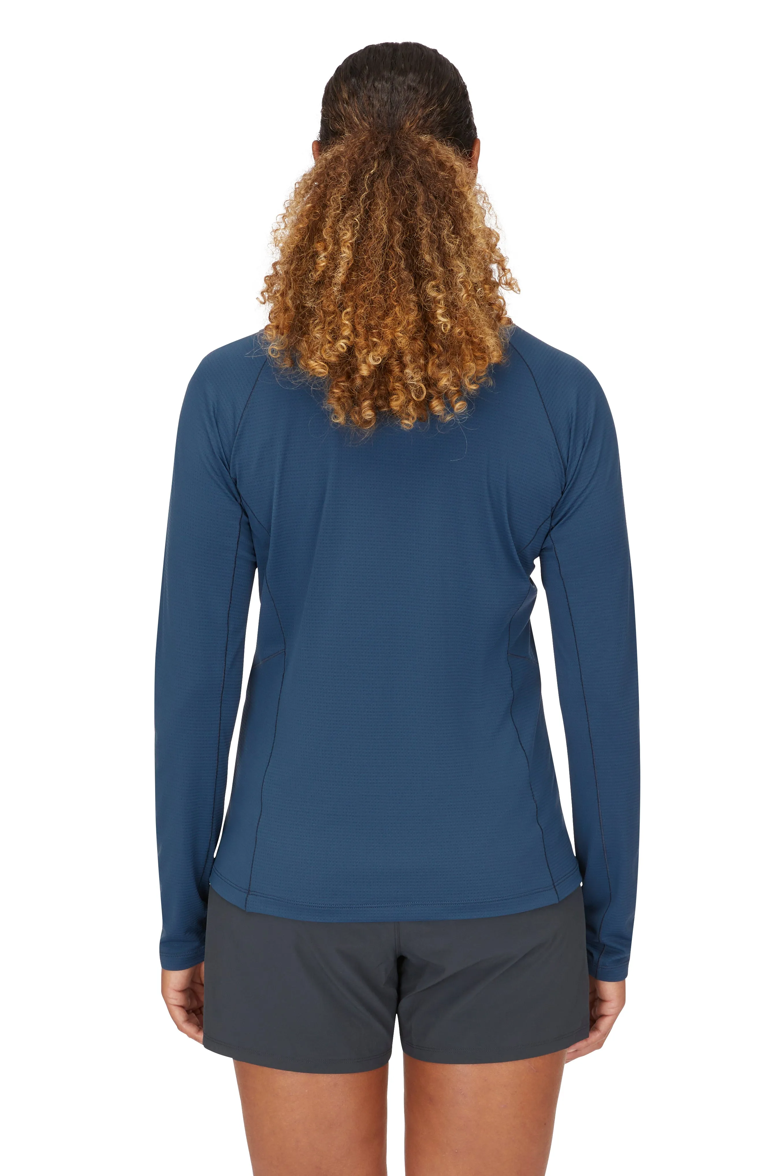 Rab Women's Sonic Long Sleeve Half Zip Technical Top (Tempest Blue)