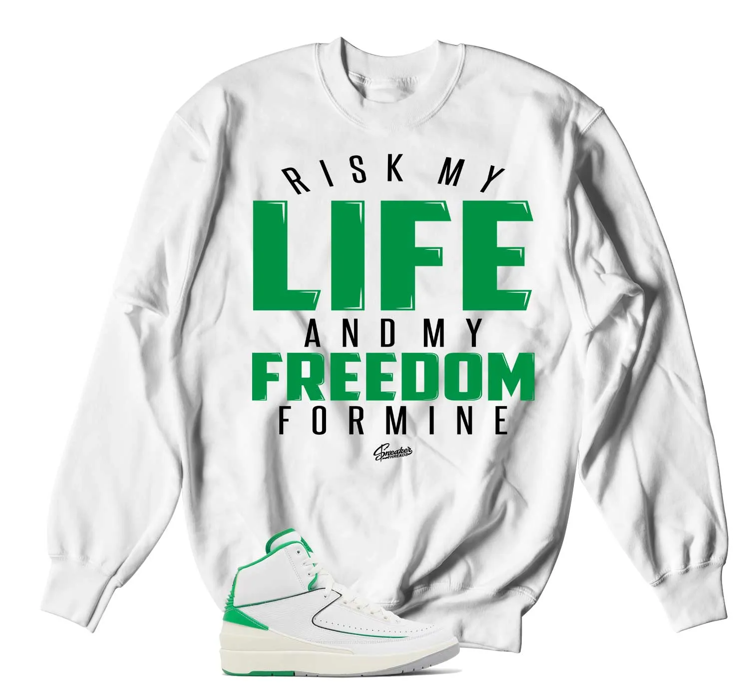 Retro 2 Lucky Green My Life Sweater