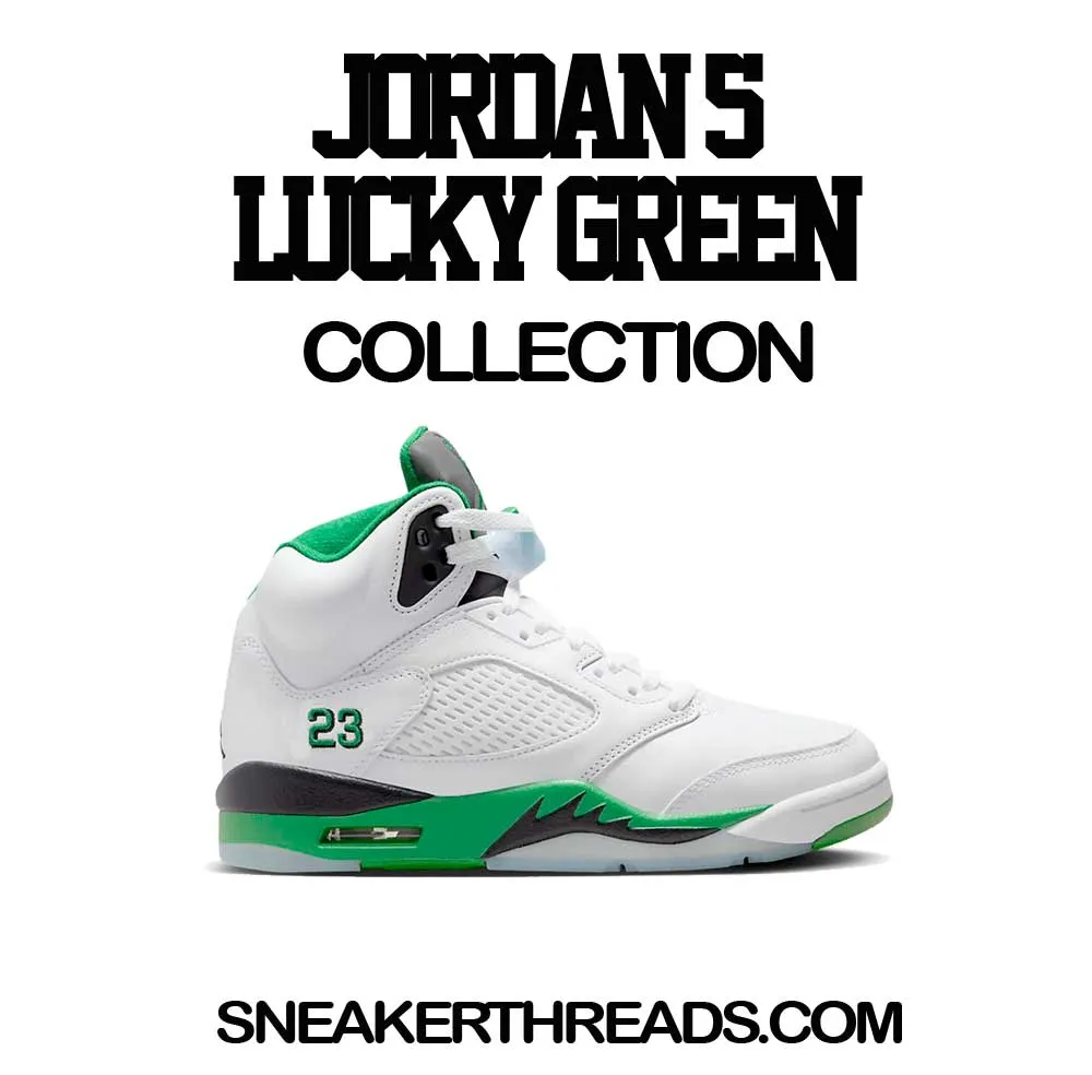 Retro 5 Lucky Green Raging Face Shirt