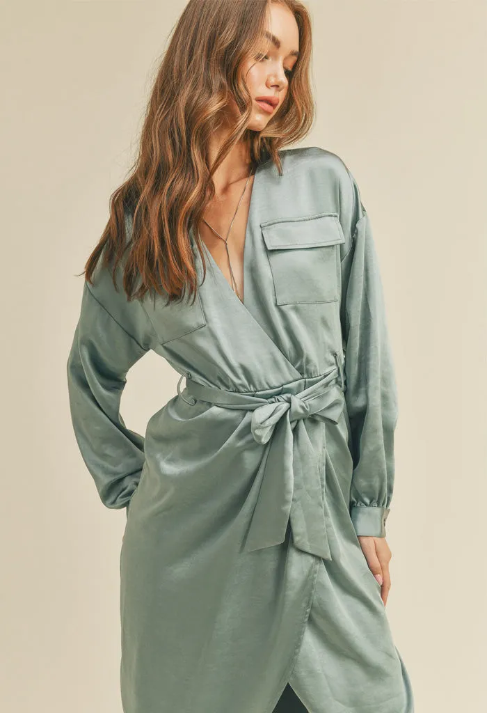 Sage Midi Dress