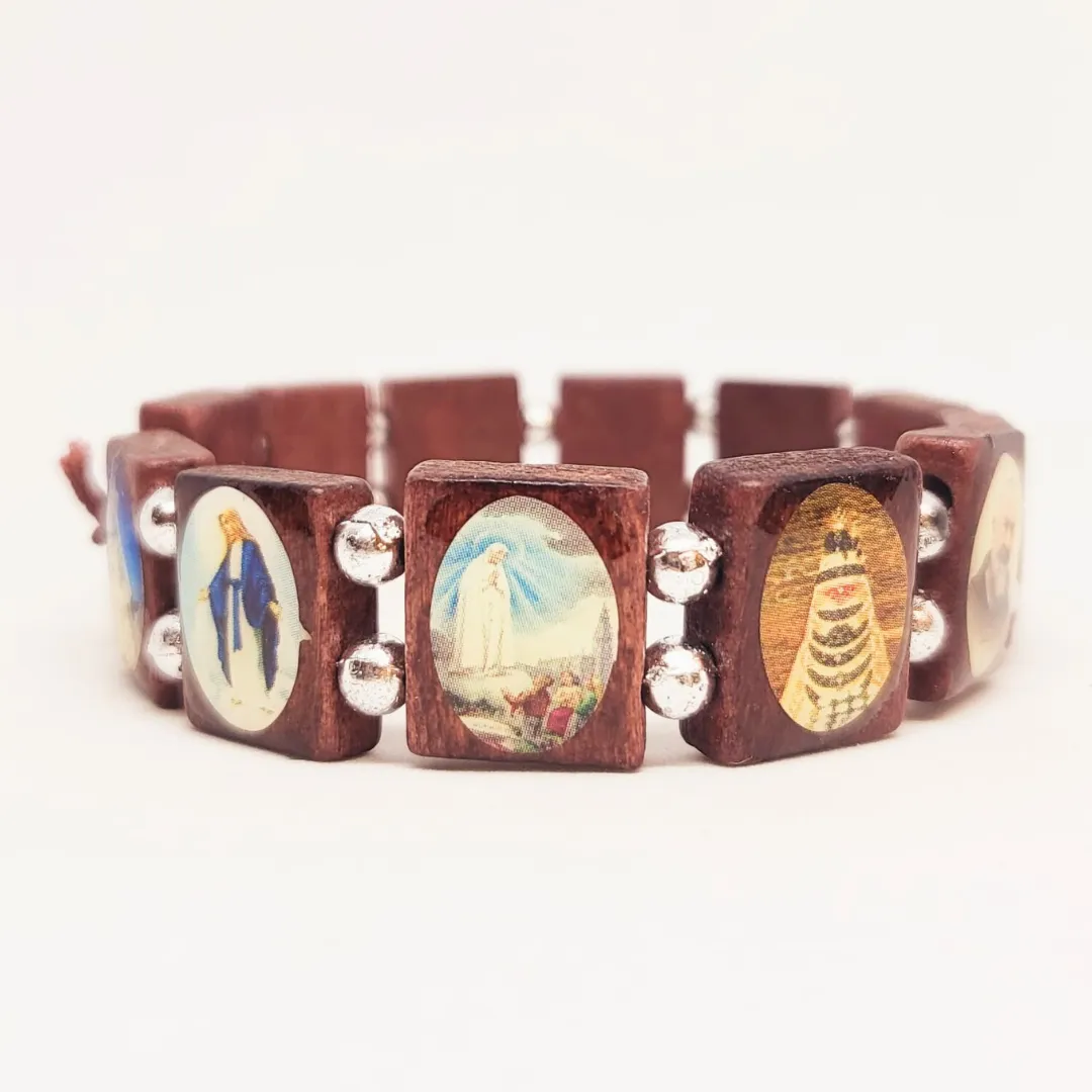 Saints Wood Bracelet