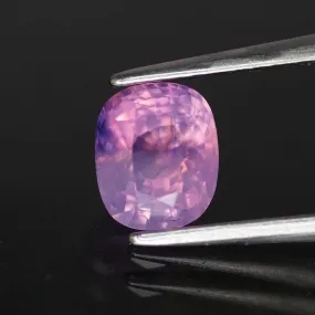 Sapphire opalescent | natural purplish pink, cushion cut *6.5x5.5mm, VS 1.2ct