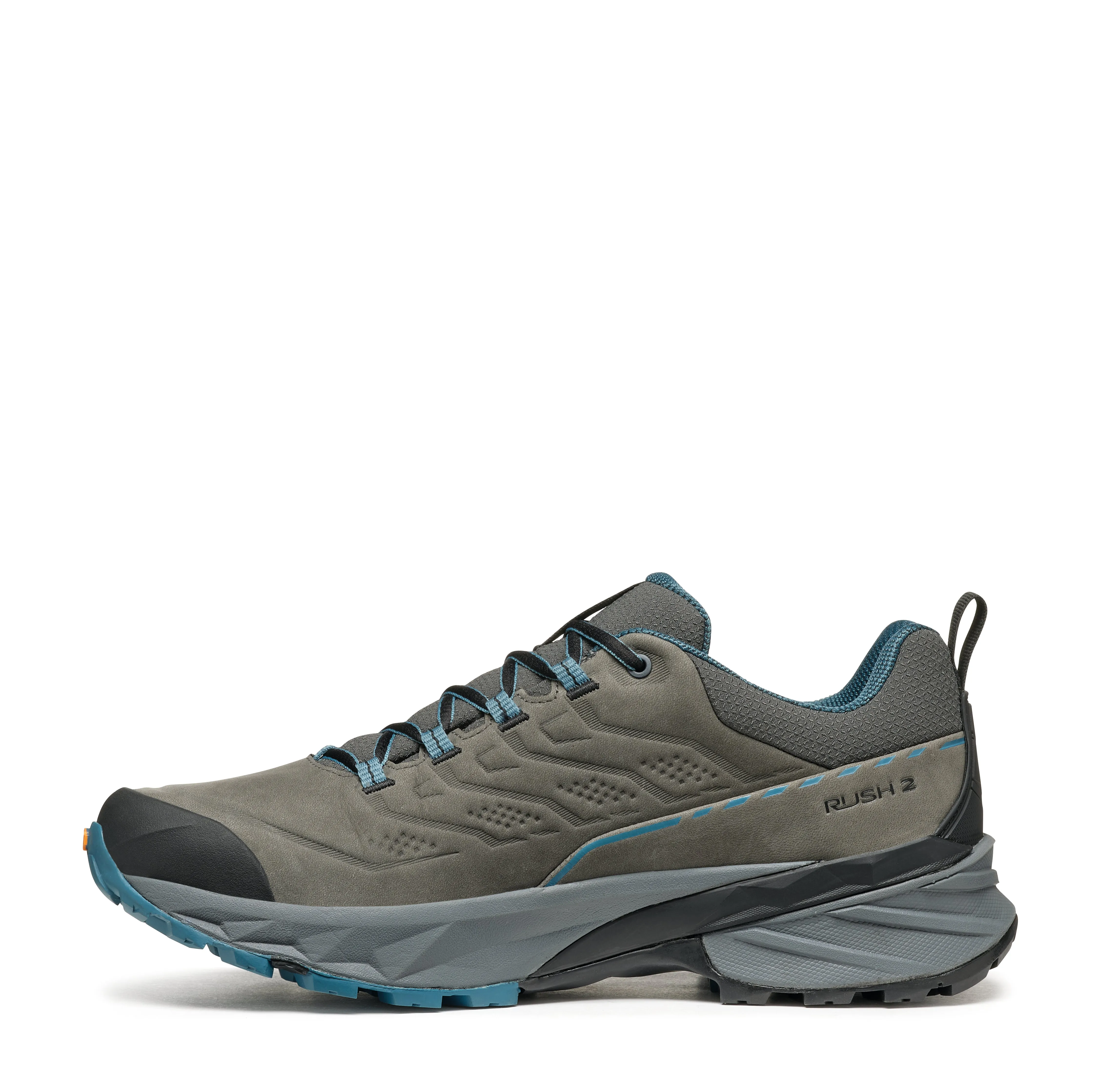 Scarpa Men's Rush 2 Pro Vegan Gore-Tex Trail Shoes (Titanium/Ocean)