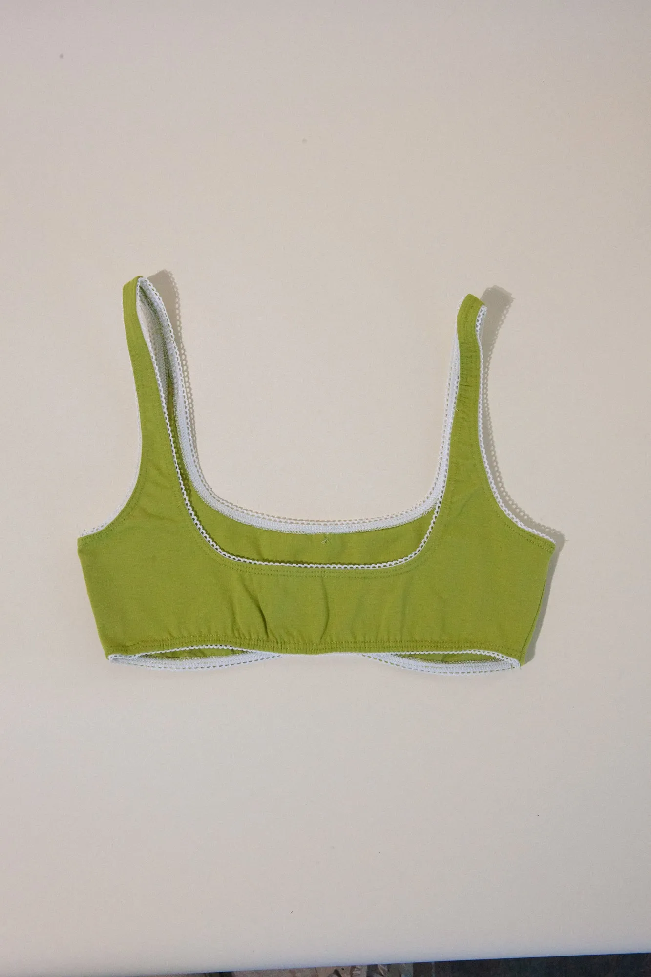 SCOOP BACK BRALETTE IN AVOCADO